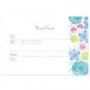 芳名帳(ゲストカード)リフィル　フローラルブルー　10枚1セット