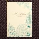 招待状　トロピカル　ブルー