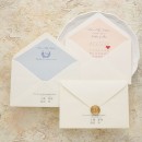 洋1ダイア封筒【純白】&飾り紙　10枚1セット
