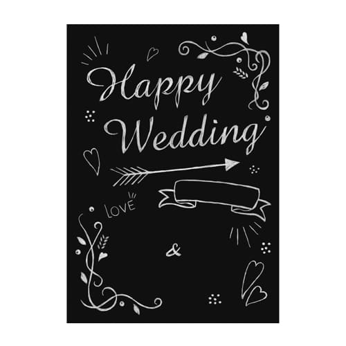 黒板ウェルカムボードキット フレーム付 Happy Wedding ウェルカムボード 手作りキットの通販 おしゃれで安い人気のココサブ
