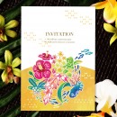 招待状　沖縄　海の花