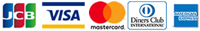 JCB・VISA・MASTER・DINERS・AMEX
