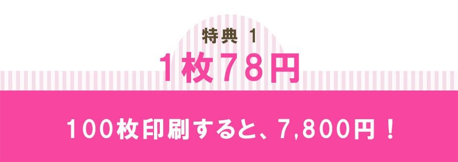 結婚報告はがきの校正料金が1枚39円で安い