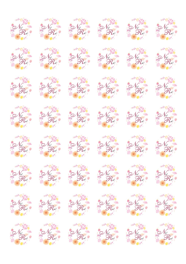 イニシャルスタンプ　オートヌ